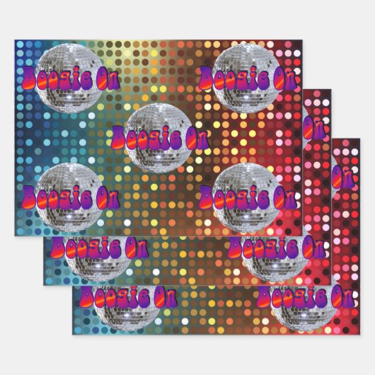 Boogie aan! 2 inpakpapier vel (Set)