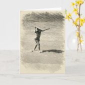 Boogie Boarding Kaart (Gele Bloem)