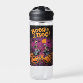 Boogie & Boo! - Halloween skeletten en pompoenen Waterfles