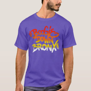 Boogie Down Bron Vintage Hip Hop Rap Muziek Grappi T-shirt