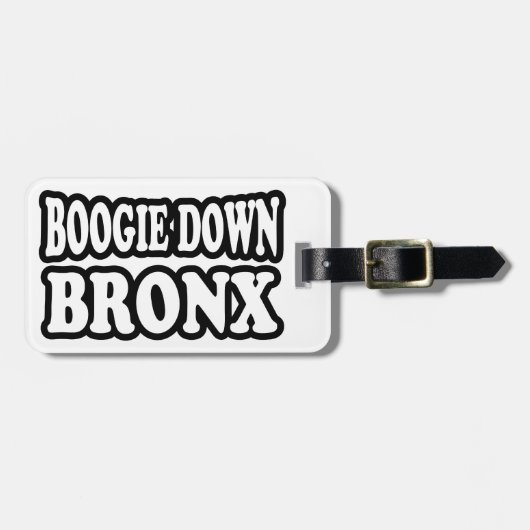 Boogie Down Bronx, NYC Bagagelabel (Voorkant horizontaal)