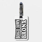 Boogie Down Bronx, NYC Bagagelabel (Achterkant verticaal)