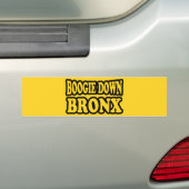 Boogie Down Bronx, NYC Bumpersticker (Op auto)