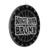 Boogie Down Bronx, NYC Dartbord (Voorkant Links)