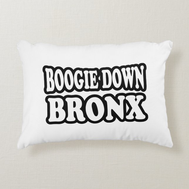 Boogie Down Bronx, NYC Decoratief Kussen (Voorkant)