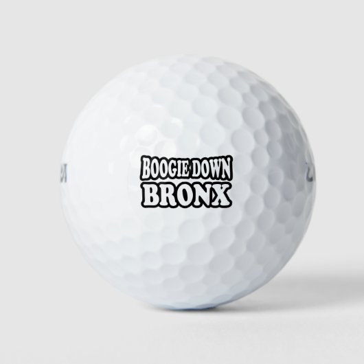 Boogie Down Bronx, NYC Golfballen (Voorkant)