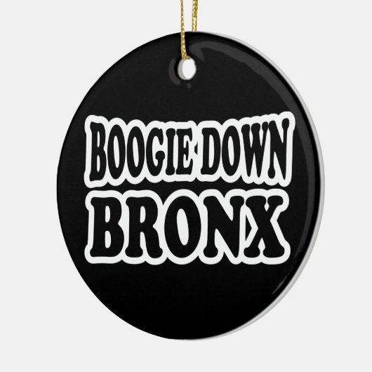 Boogie Down Bronx, NYC Keramisch Ornament (Links)
