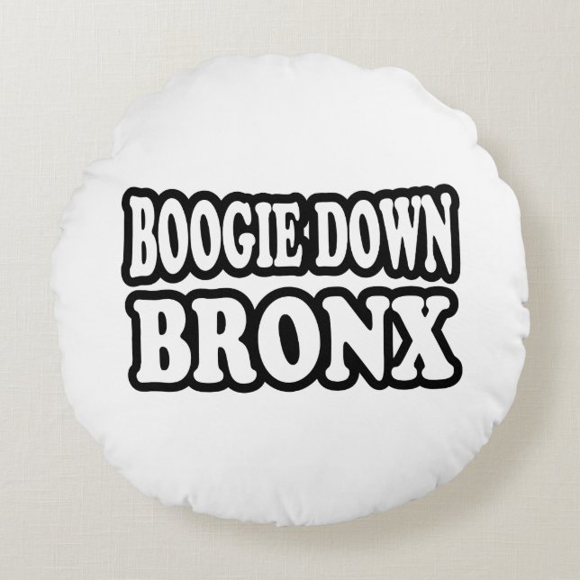 Boogie Down Bronx, NYC Rond Kussen (Voorkant)