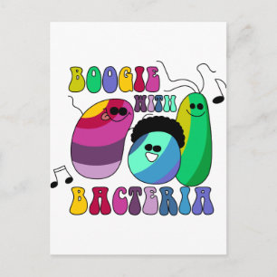 Boogie met bacterie briefkaart