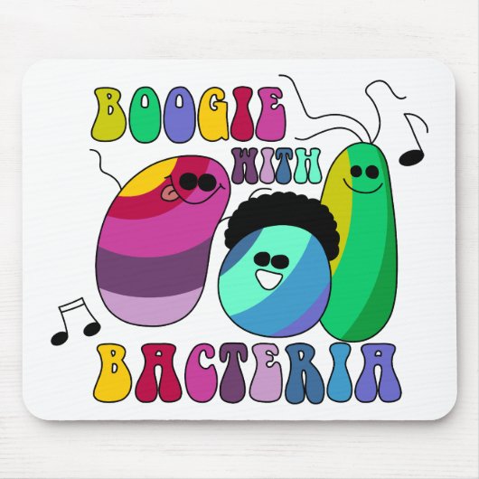 Boogie met bacterie muismat (Voorkant)