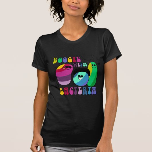 Boogie met bacterie t-shirt (Voorkant)