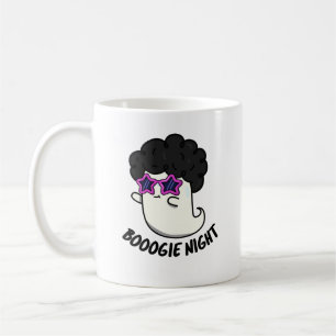 Boogie Night Cute Halloween Disco Ghost Pun Koffiemok