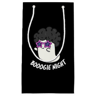 Boogie Night Funny Disco Ghost Pun Dark BG Klein Cadeauzakje