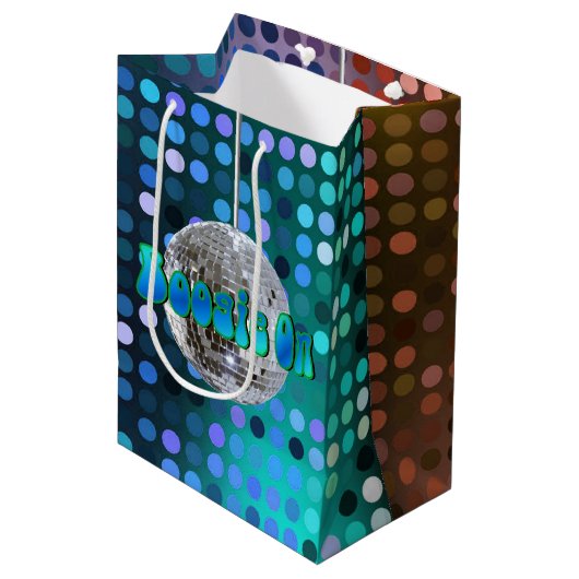 Boogie op 1 medium cadeauzakje (Voorkant Gekanteld)