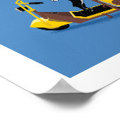 Boogie op Cushman Poster (Hoek)