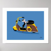 Boogie op Cushman Poster (Voorkant)