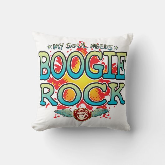 Boogie Rock Soul Cushion Kussen (Voorkant)