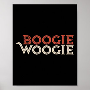Boogie Woogie Dancing Party voor Dansers Poster