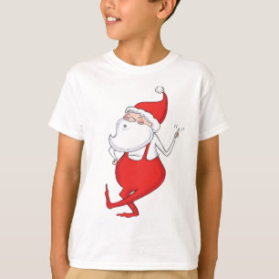 Boogie Woogie Dancing Santa Claus T-shirt de vacan