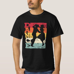 Boogie Woogie Swing Dancing Retro Colors T-shirt