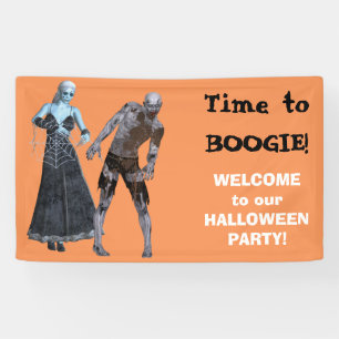 Boogie Zombie Witch Halloween Party Spandoek