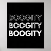 Boogity _ Funny Words On  Poster (Voorkant)