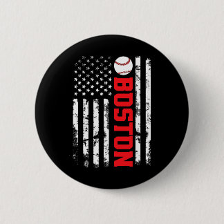 Boogjacht Amerikaanse Vlag Usa Boog Witstaarthert  Ronde Button 5,7 Cm