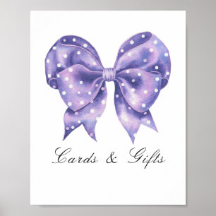 boogje polka stip babyshower - kaarten cadeaus poster