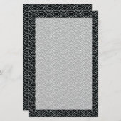 Boogjes in kantoorbehoeften briefpapier (Voorkant / Achterkant)