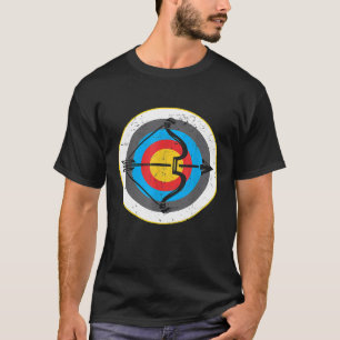 Boogschieten Boogboog Pijl Bogen Jachtjacht T-shirt