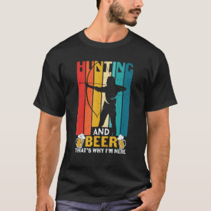 Boogschieten boogschutters jagen en bier daarom be t-shirt