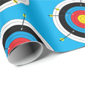 Boogschieten doelen, boog schieten Bullseye Archer Cadeaupapier (Rol Hoek)