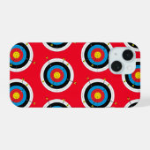 Boogschieten Doelen en Pijlen, Boog Schieten iPhone 15 Hoesje (Achterkant horizontaal)