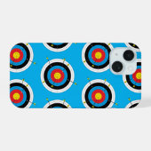 Boogschieten Doelen en Pijlen, Boog Schieten iPhone 15 Hoesje (Achterkant horizontaal)