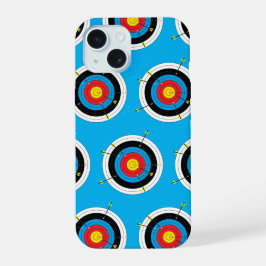 Boogschieten Doelen en Pijlen, Boog Schieten iPhone 15 Hoesje