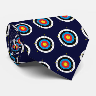 Boogschieten doelen en pijlen Patterned Stropdas