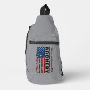  boogschieten Flag Sling Bag