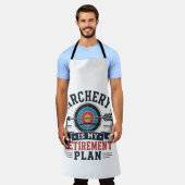 Boogschieten Is Mijn Pensioenplan Boogschutter Schort (Gedragen)