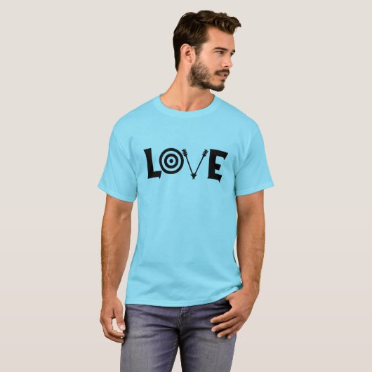 Boogschieten Liefde Tshirt (Voorkant volledig)