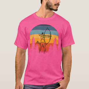 Boogschieten Meisje Boogschutter Boog Longbow Hand T-shirt
