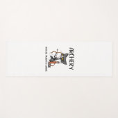 Boogschieten omdat moord fout is Grappige kattenbo Yogamat (Voorkant (horizontaal))