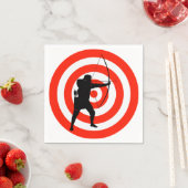 Boogschieten Ontwerp Papieren servetten (Insitu)