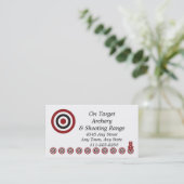 Boogschieten Range - Customer Loyalty Punch Kaart (Staand voorkant)