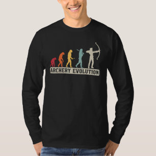 Boogschieten Retro  Boogschieten Evolutie T-shirt