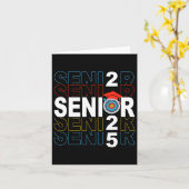 Boogschieten Senior 2025 Boogschieten Afstuderende Kaart (Gele Bloem)