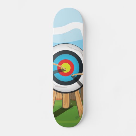 Boogschieten Skateboard (Voorkant)