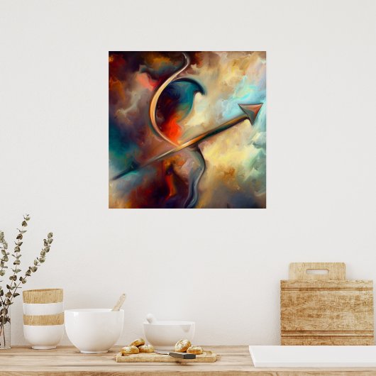 Boogschutter 10 poster (Keuken)