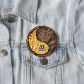 Boogschutter & Aard Os Ronde Button 7,6 Cm (In situ)