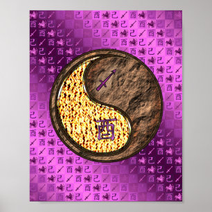 Boogschutter & Aarde Haan Poster