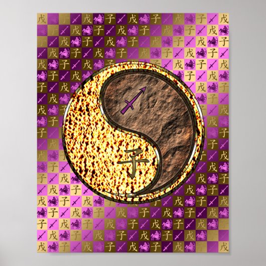 Boogschutter & Aarde Rat Poster (Voorkant)